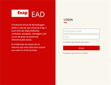 Tablet Screenshot of ead.enap.gov.br